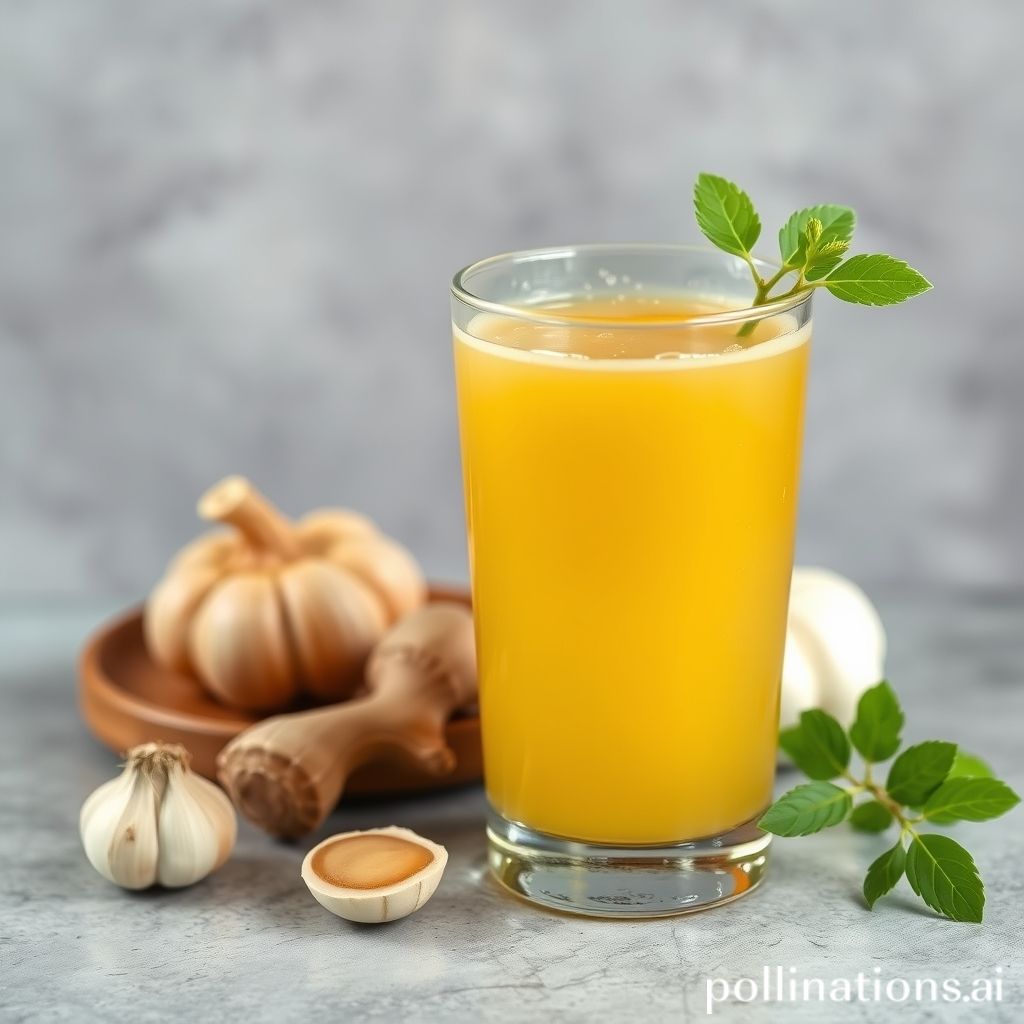 Boost Your Health Master the Art of Making Garlic and Ginger Juice